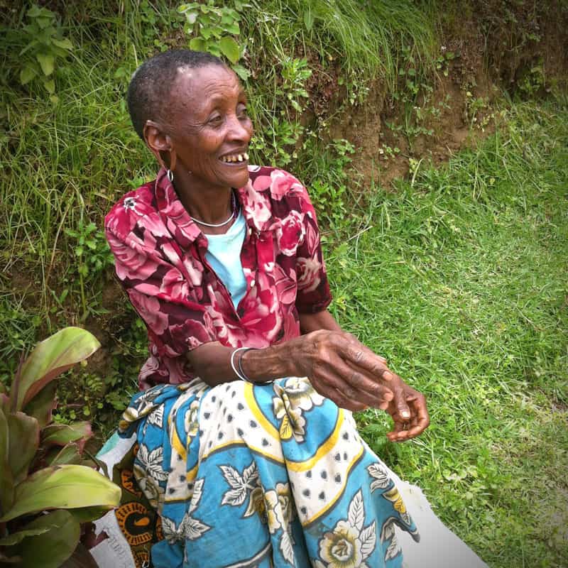 Maasai woman who gave us the seeds.