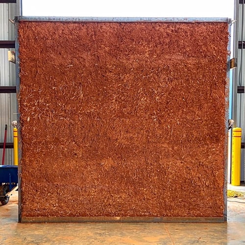 What is Natural Building? - Fire testing cob wall